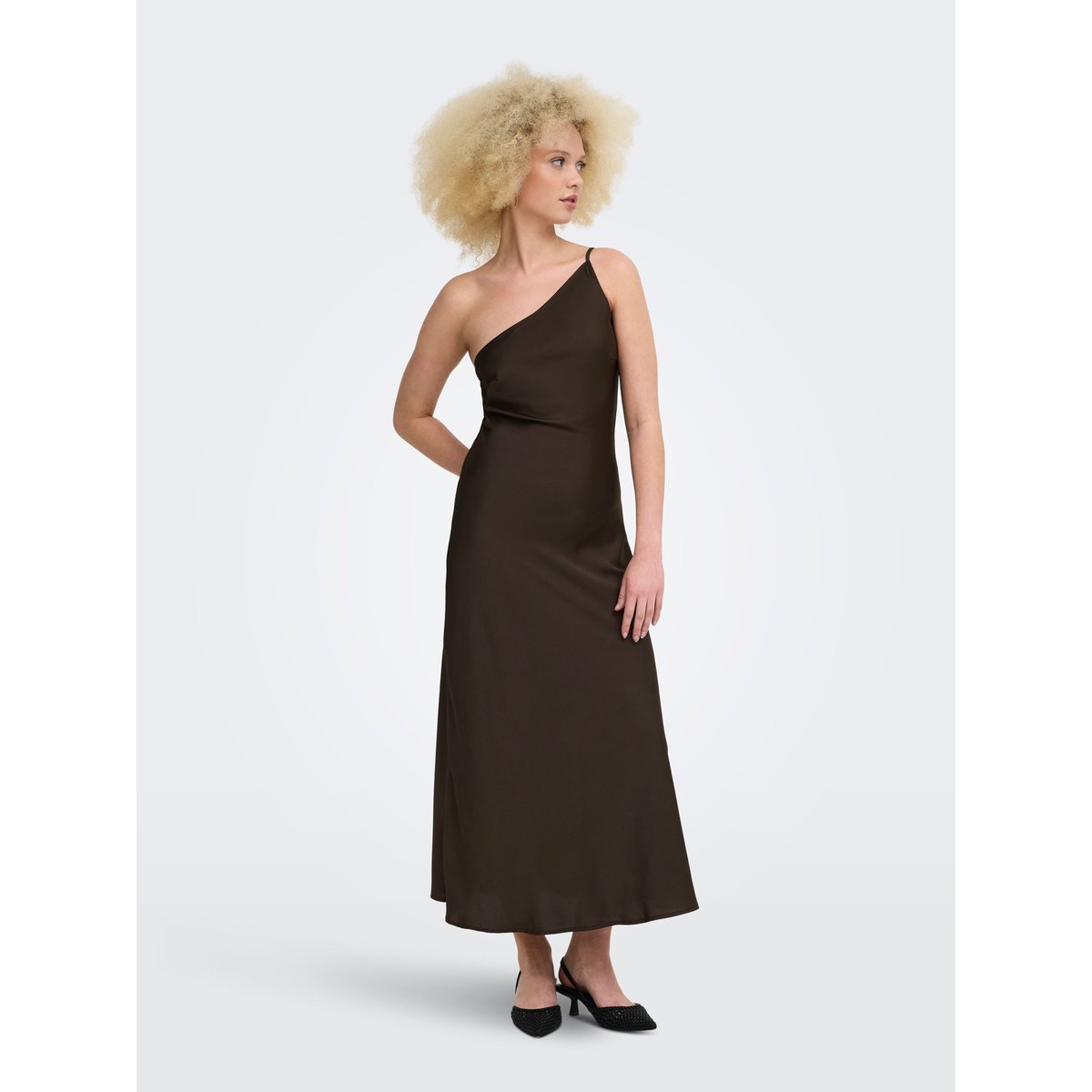 Robe chocolate brown 1, ONLY