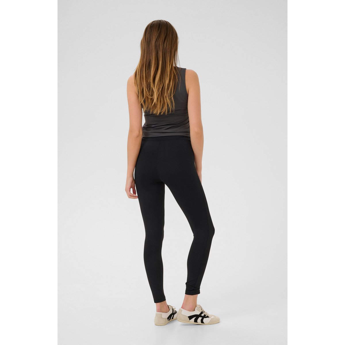 Leggin tricoté noir black deep, KAFFE