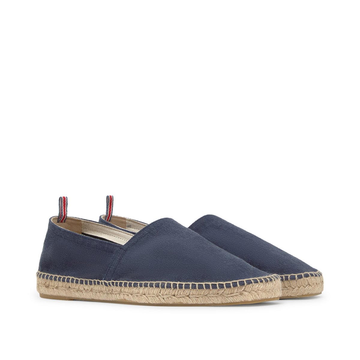 Espadrilles plates à plateforme tressée PABLO PLATFORM bleu, CASTANER