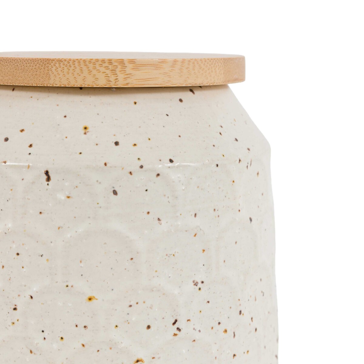 15.5cm Ceramic Storage Jar in Natural natural, ÉDITÉ