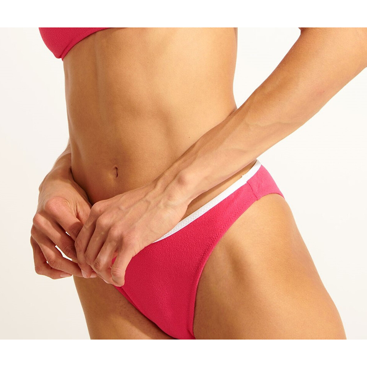 Paea Sponger Bikini Bottoms in Towelling raspberry, BANANA MOON