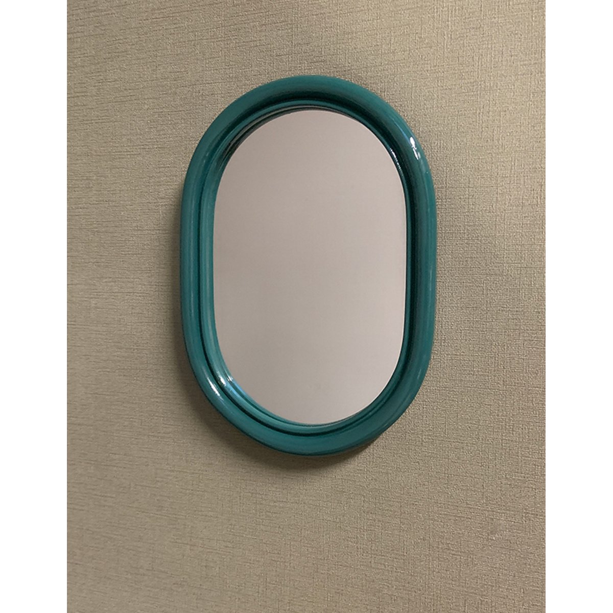 Miroir color oblong 15,8x22cm bleu, EMDE