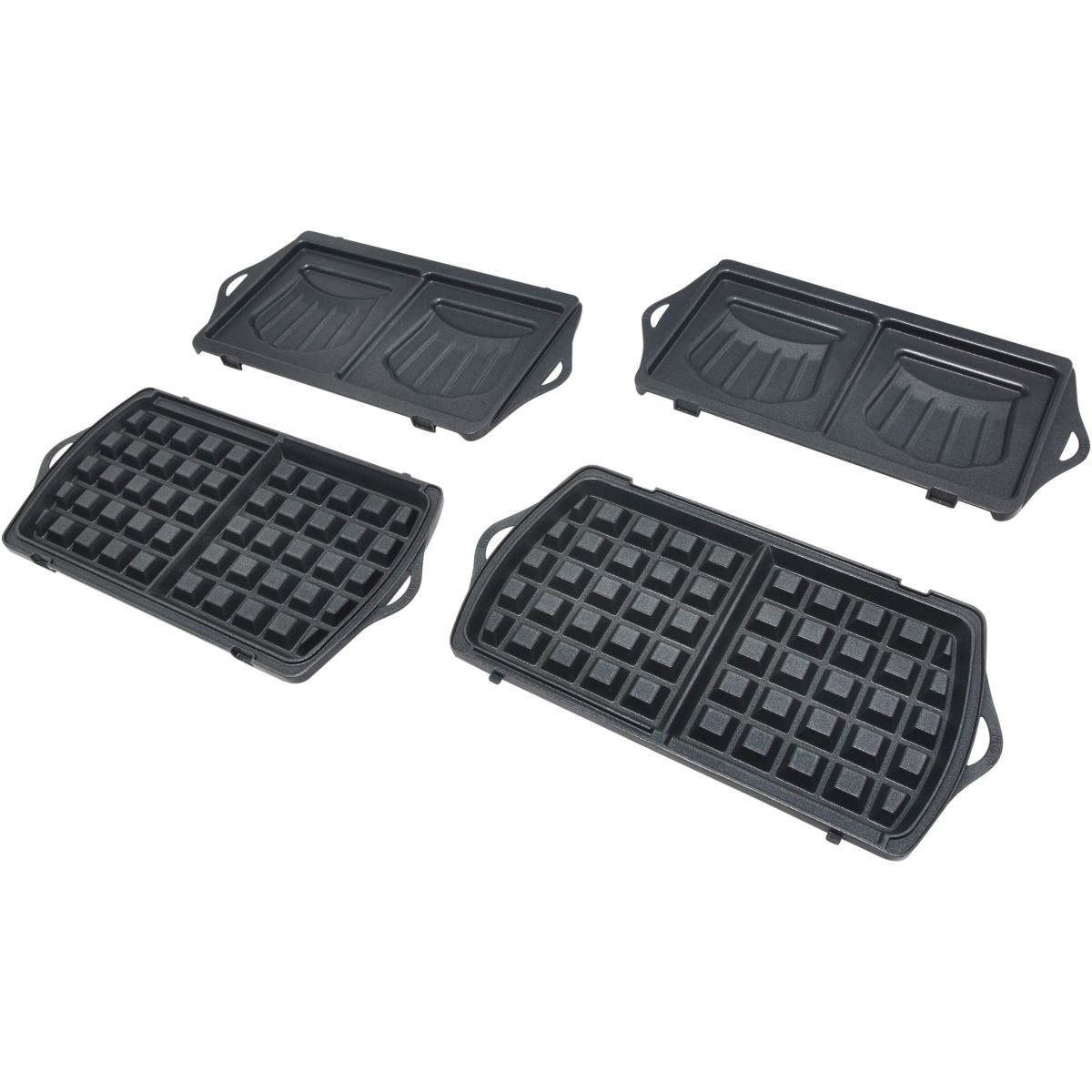 Gaufrier, croque monsieur BREAK TIME SJ615612 noir, MOULINEX