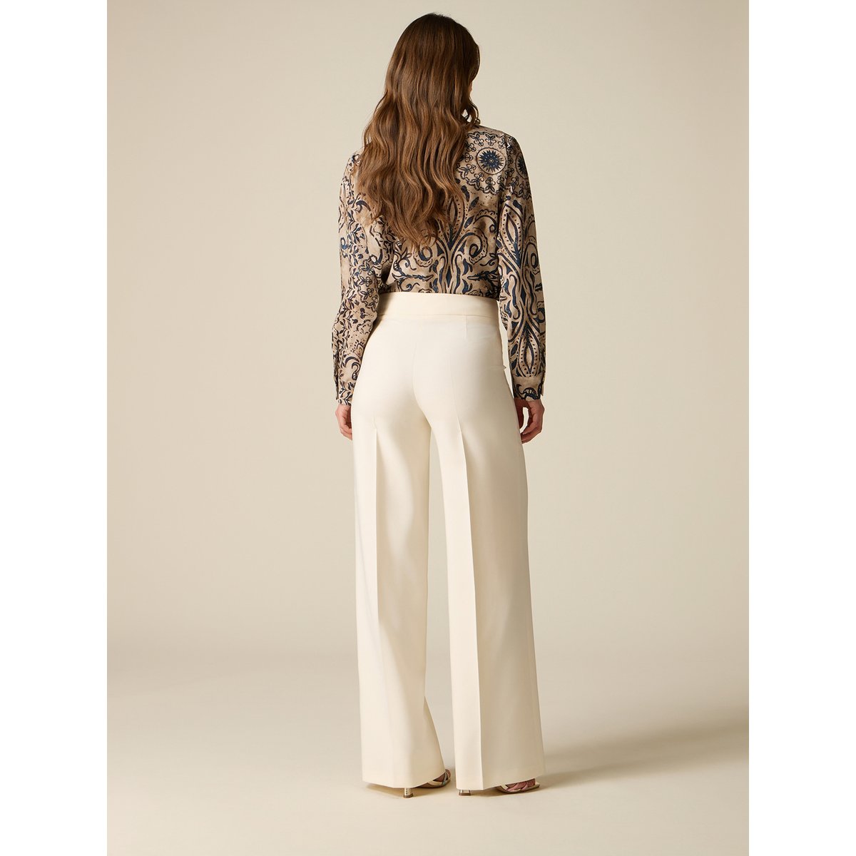 Pantalon palazzo blanc, OLTRE