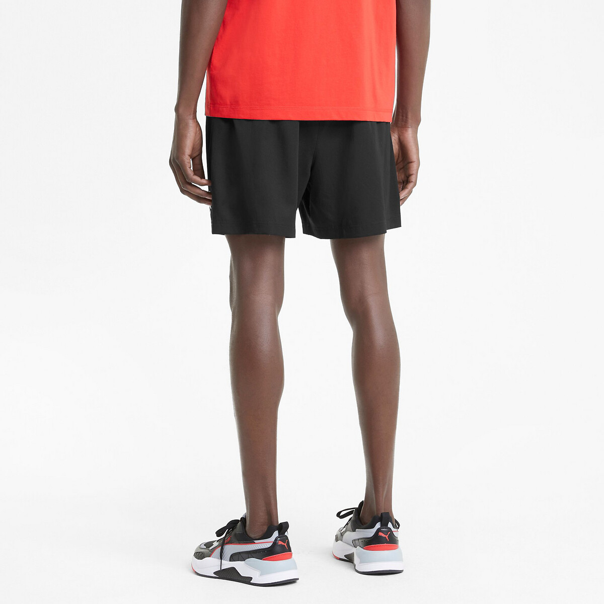 Shorts piccolo logo essentiel nero , PUMA