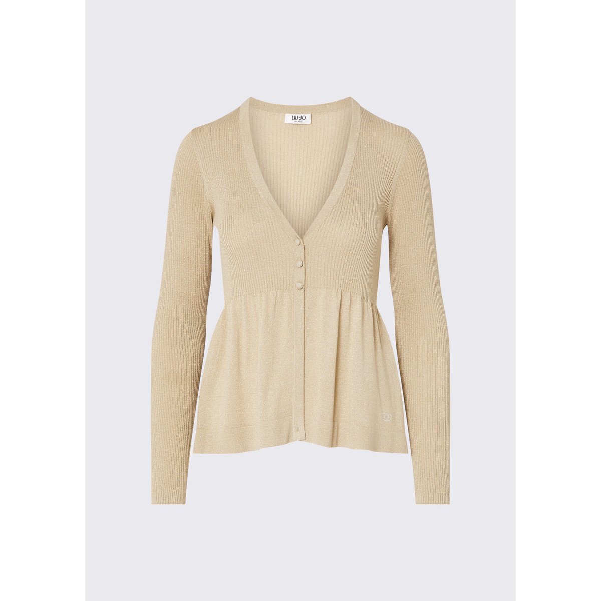 Pull en lamé beige, LIU JO