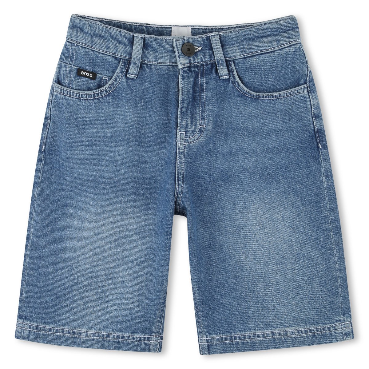 Short en jean 5 poches denim blue clear, BOSS KIDSWEAR