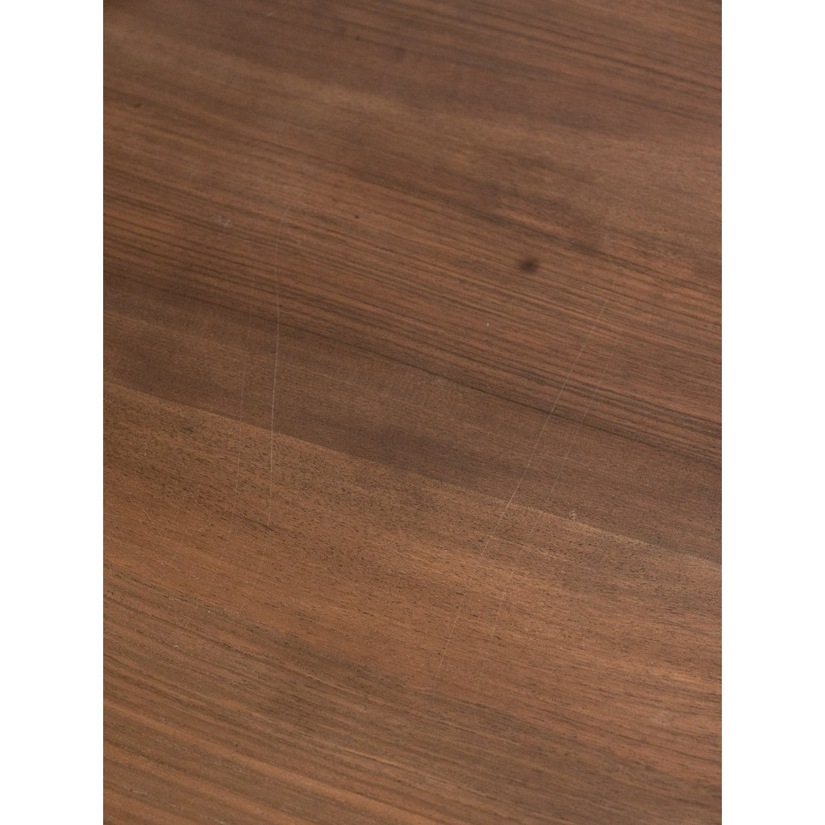 Table basse cirée en bois massif Donna N°995 - Bon état bois foncé, DEBONGOUT