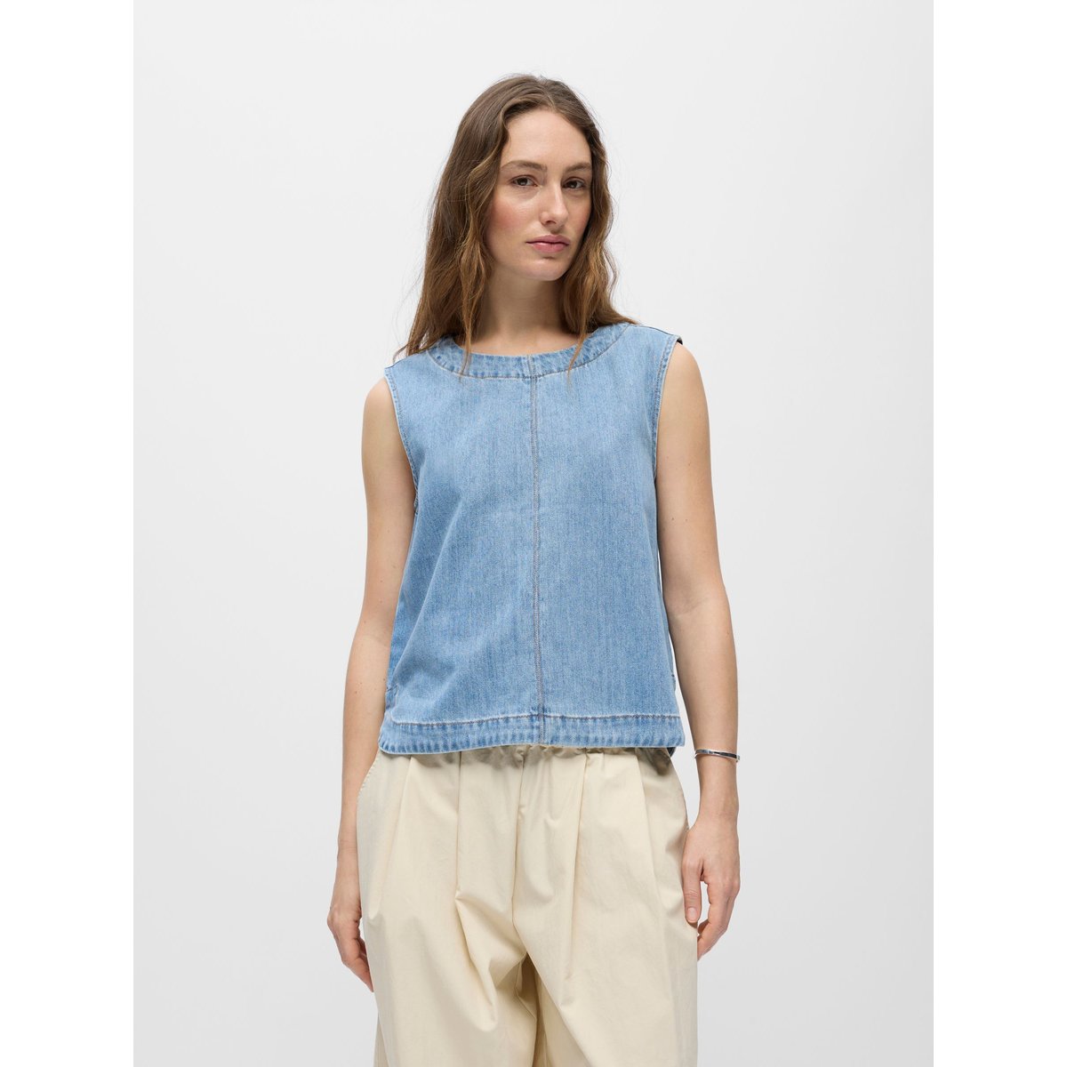 Top light blue denim, OBJECT