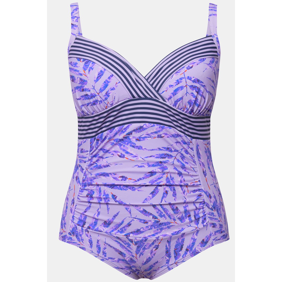 Maillot de bain à bonnets souples. Imprimé hortensia, ULLA POPKEN