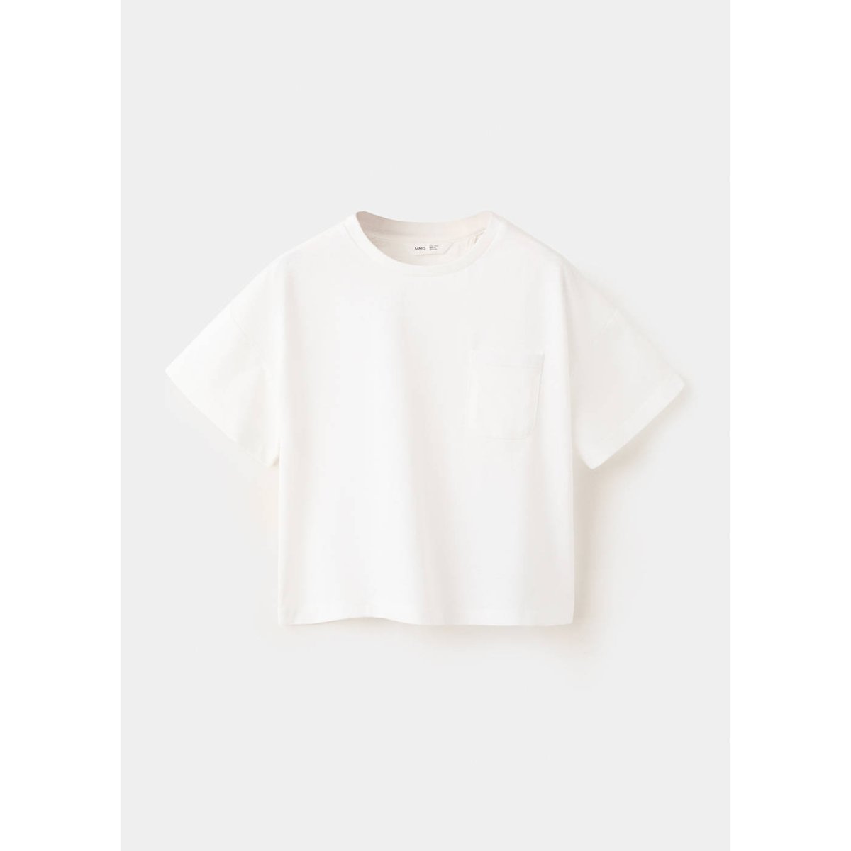 T-shirt coton ouverture au dos blanc cassé, MANGO KIDS