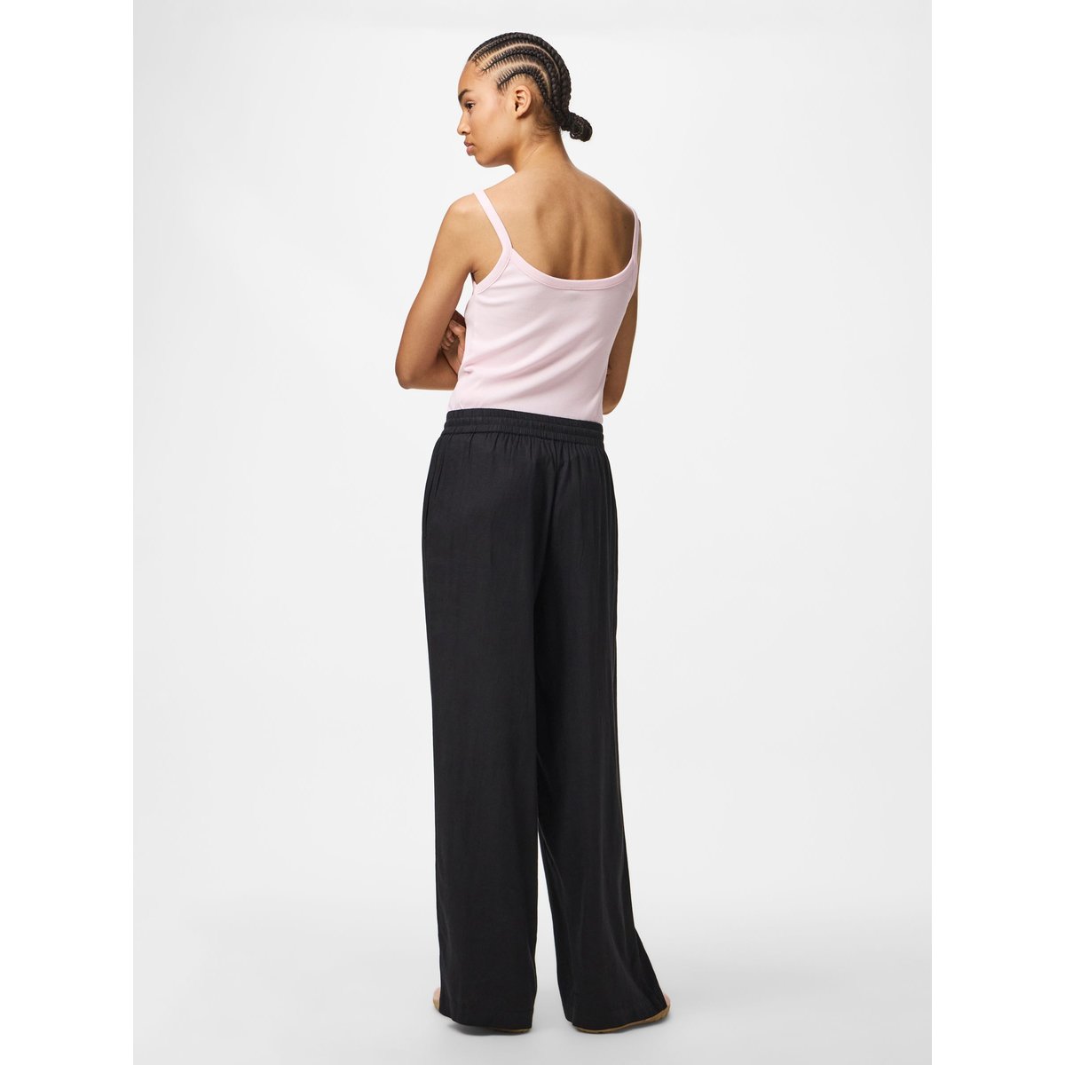 Pantalon À Jambe Ample noir - black, PIECES