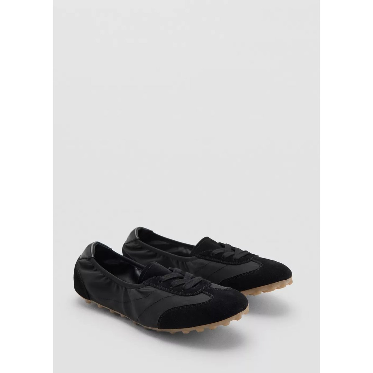 Tennis combinées suède noir, MANGO