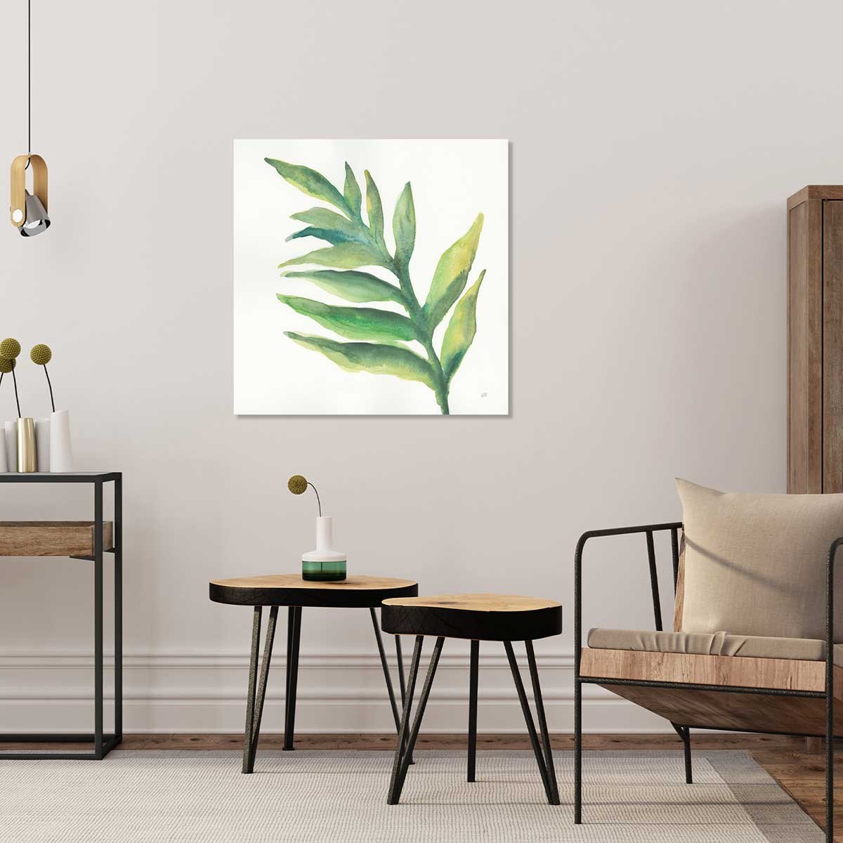 Tableau Plante aloe watercolor tableau alu dibond, HEXOA