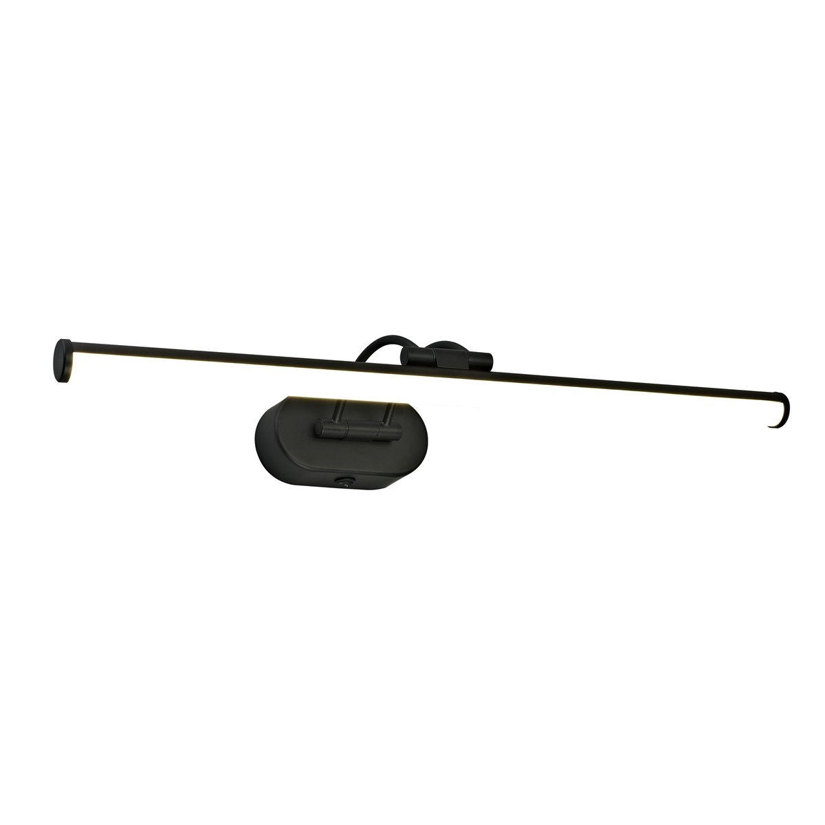 Applique murale LED intégrée, MADZI noir, INSPIRE