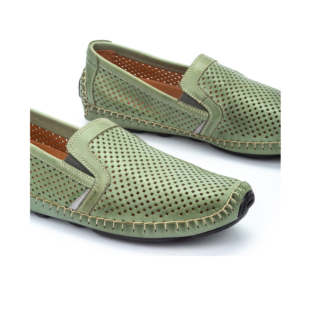 Mocassins cuir Jerez mint green, PIKOLINOS