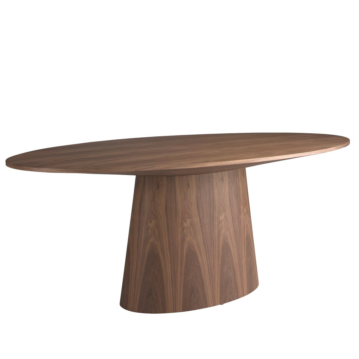 Table à manger ovale noyer walnut, ANGEL CERDA