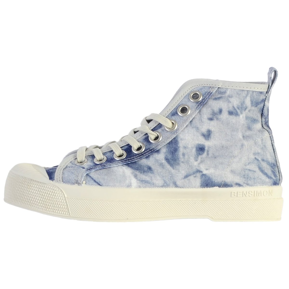 Basket à lacet Stella Tie Dye indigo, BENSIMON.