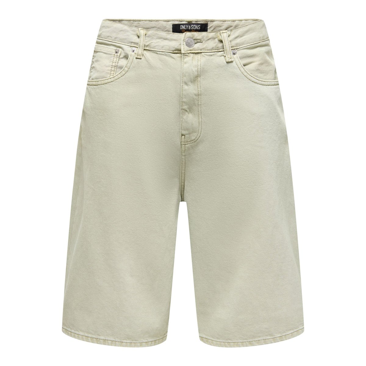 Short En Denim verte - light green denim 1, ONLY & SONS