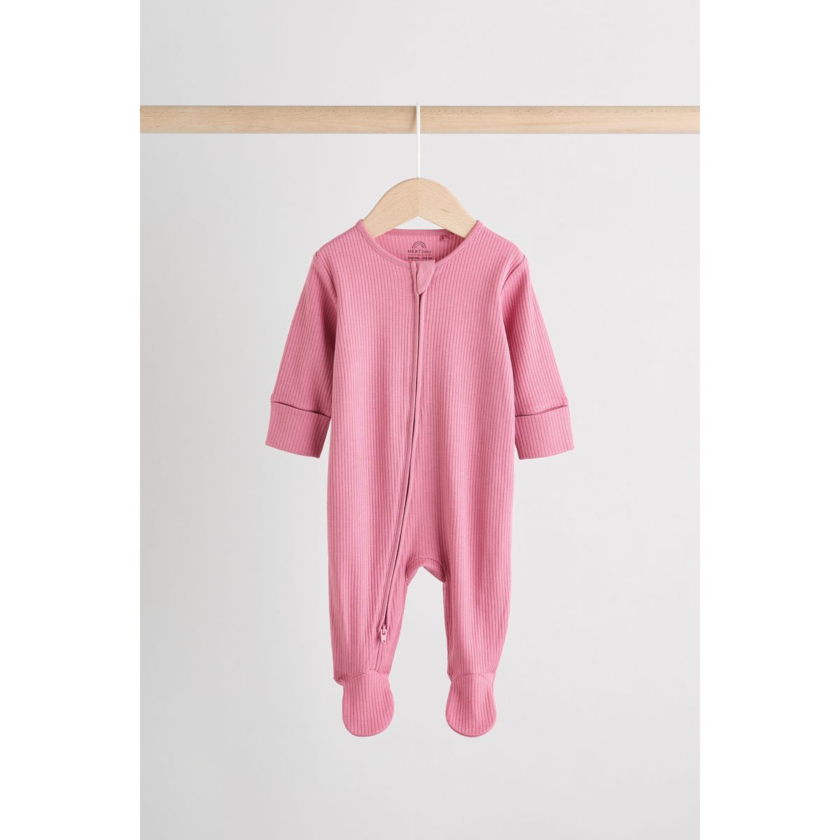 Dors-bien bébé à zip double sens, lot de 3 rose, NEXT