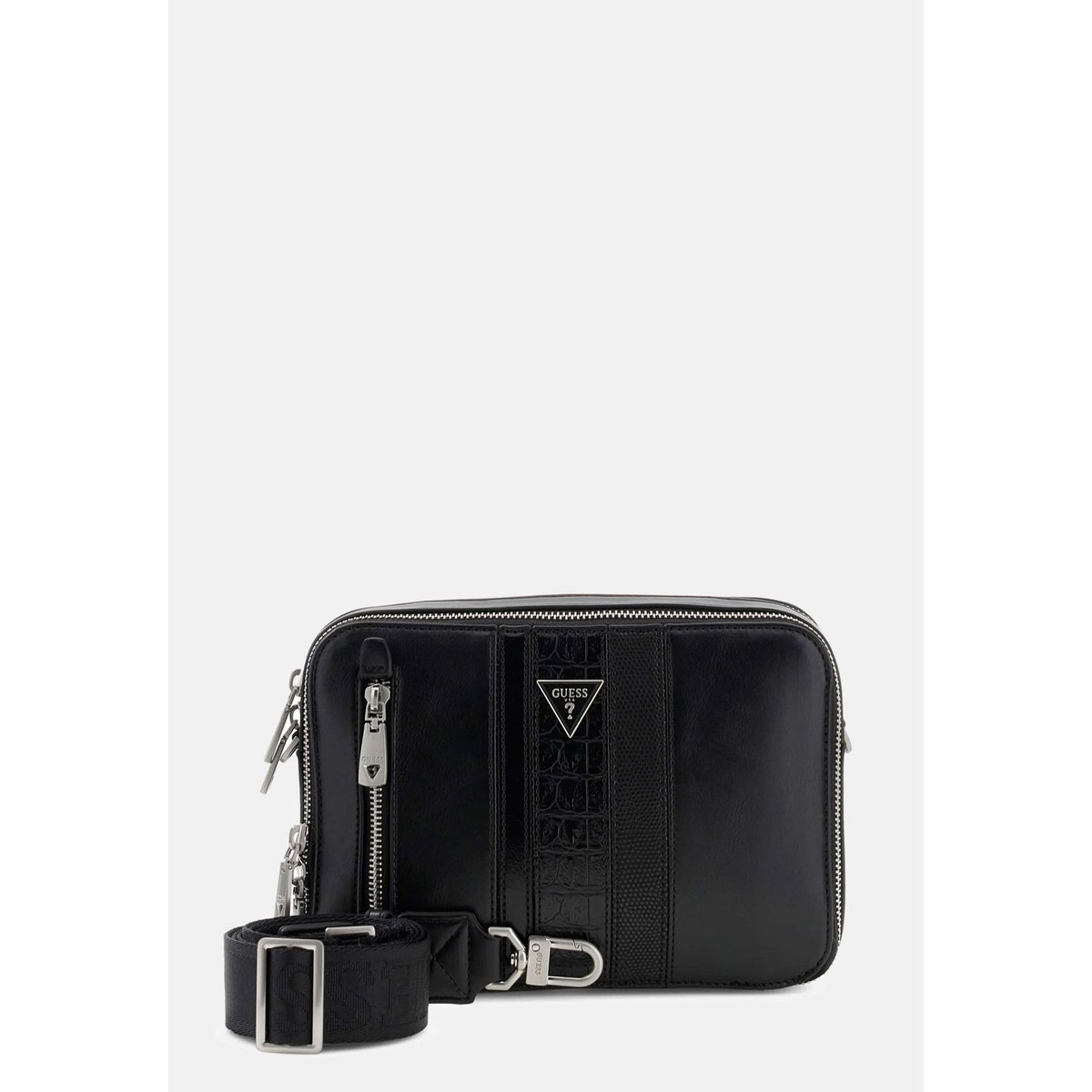 Sac Bandoulière Torino noir, GUESS