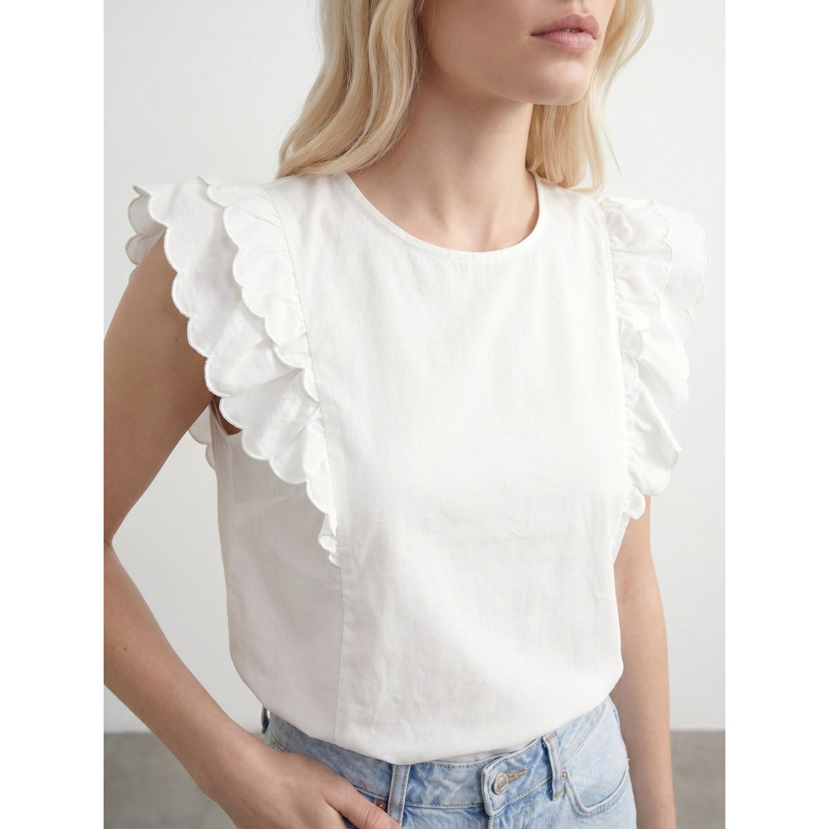 Blouse snow white, VERO MODA