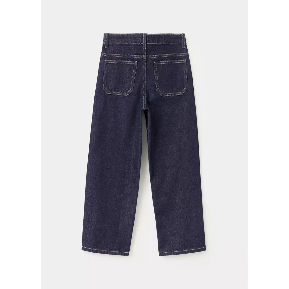 Jean straight fit en coton bleu, MANGO KIDS