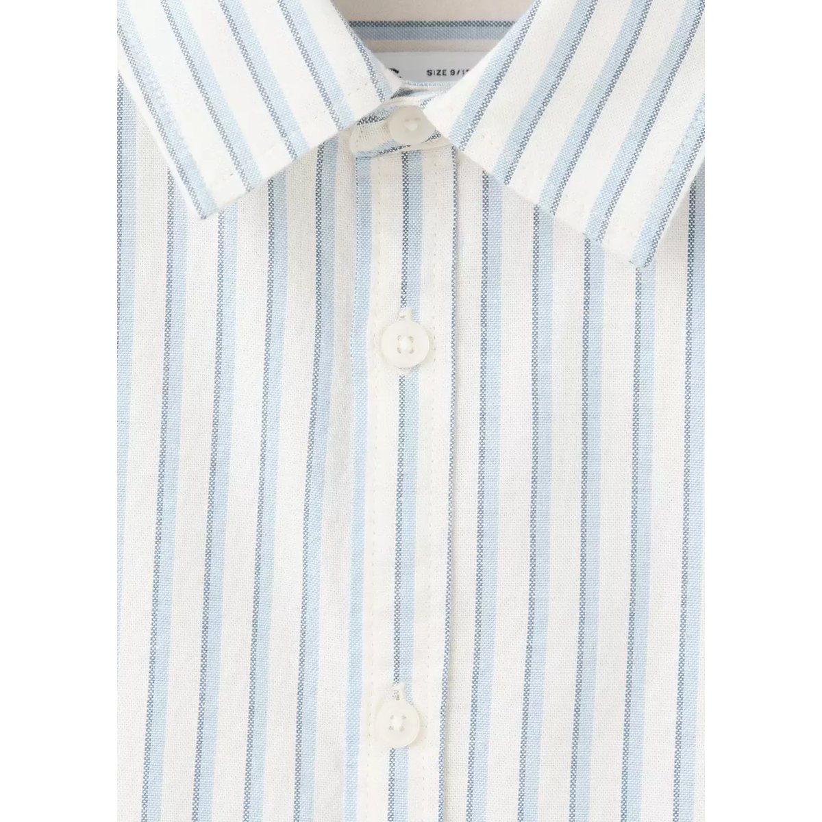 Chemise 100 % coton rayures combinées bleu, MANGO KIDS