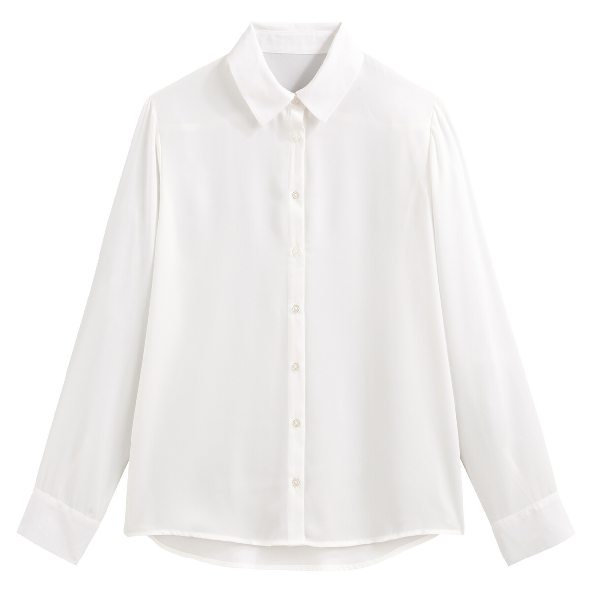 Hemd met lange mouwen ivoor, LA REDOUTE COLLECTIONS