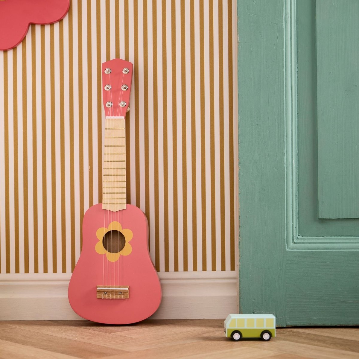 Guitare rose, jaune, KID'S CONCEPT