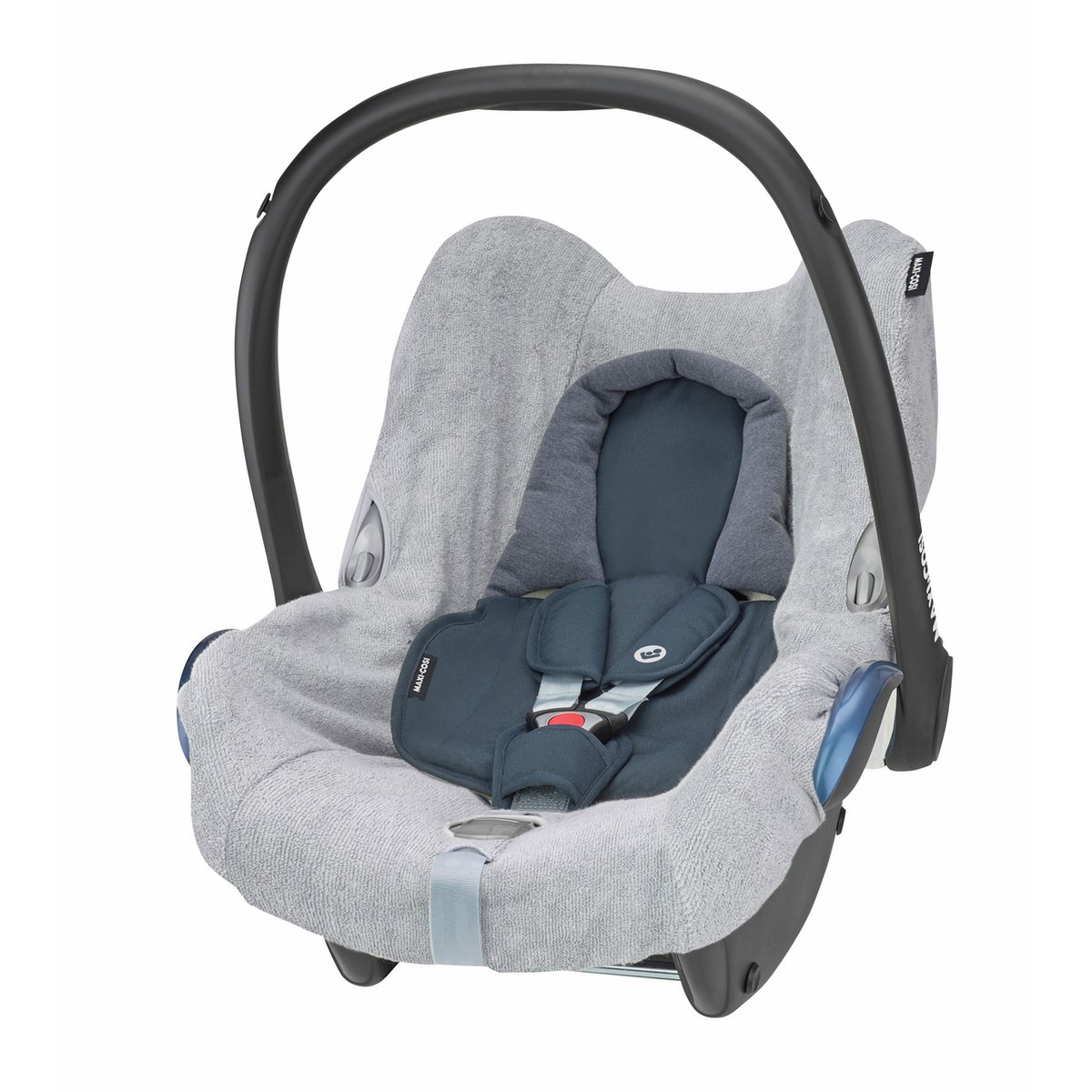 Housse d'été éponge pour Cosi Cabriofix de marque Bébé Confort / Maxi-Cosi, Lavable en machine fresh grey, MAXI COSI
