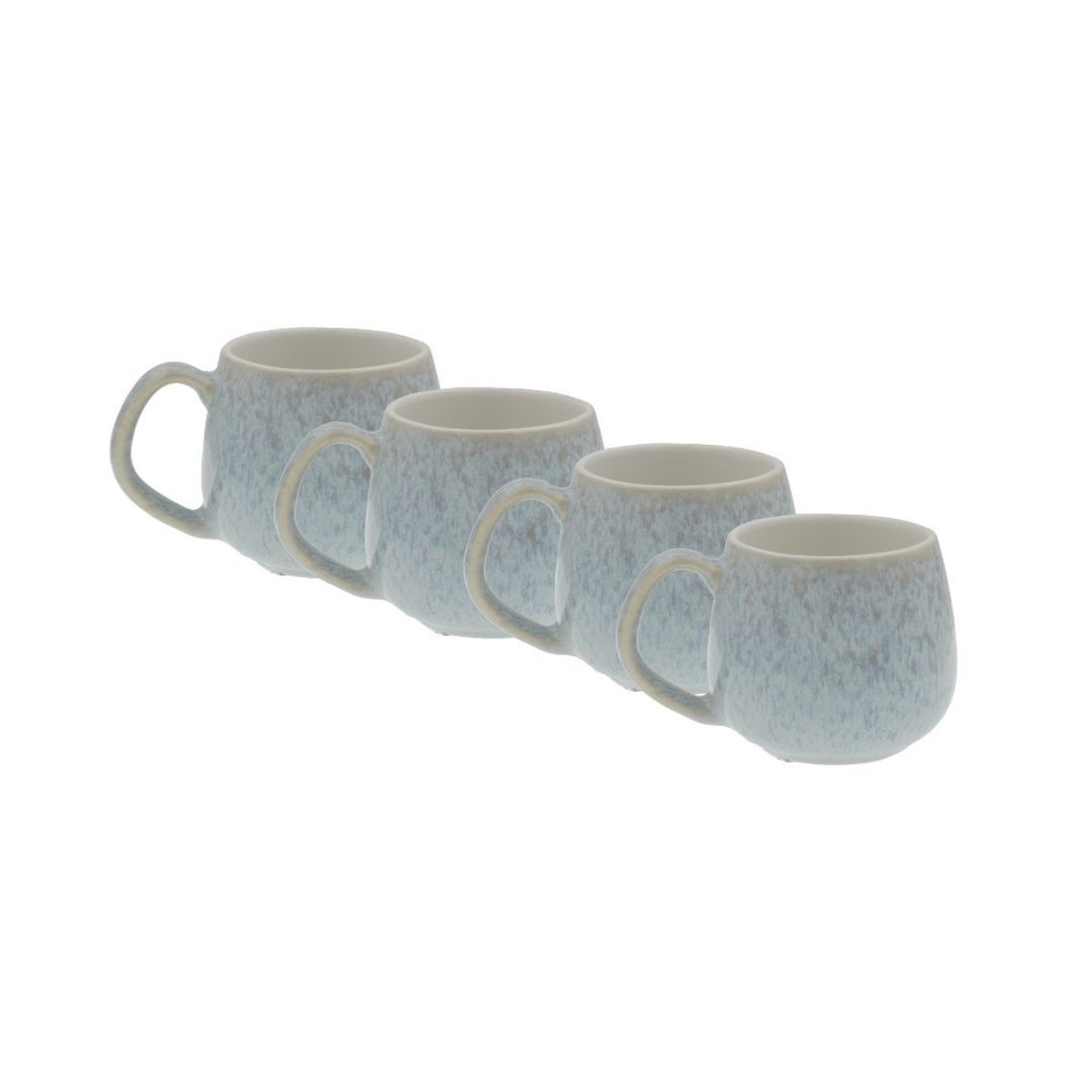 Lot de 4 tasses expresso, BOREA bleu, ARTIME