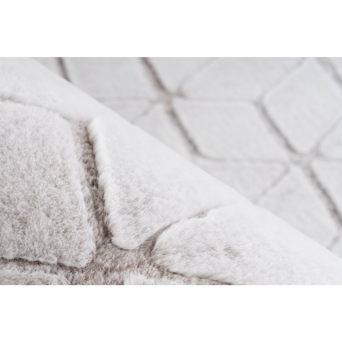 Tapis rectangulaire, VIVICA blanc, taupe, ARTE ESPINA