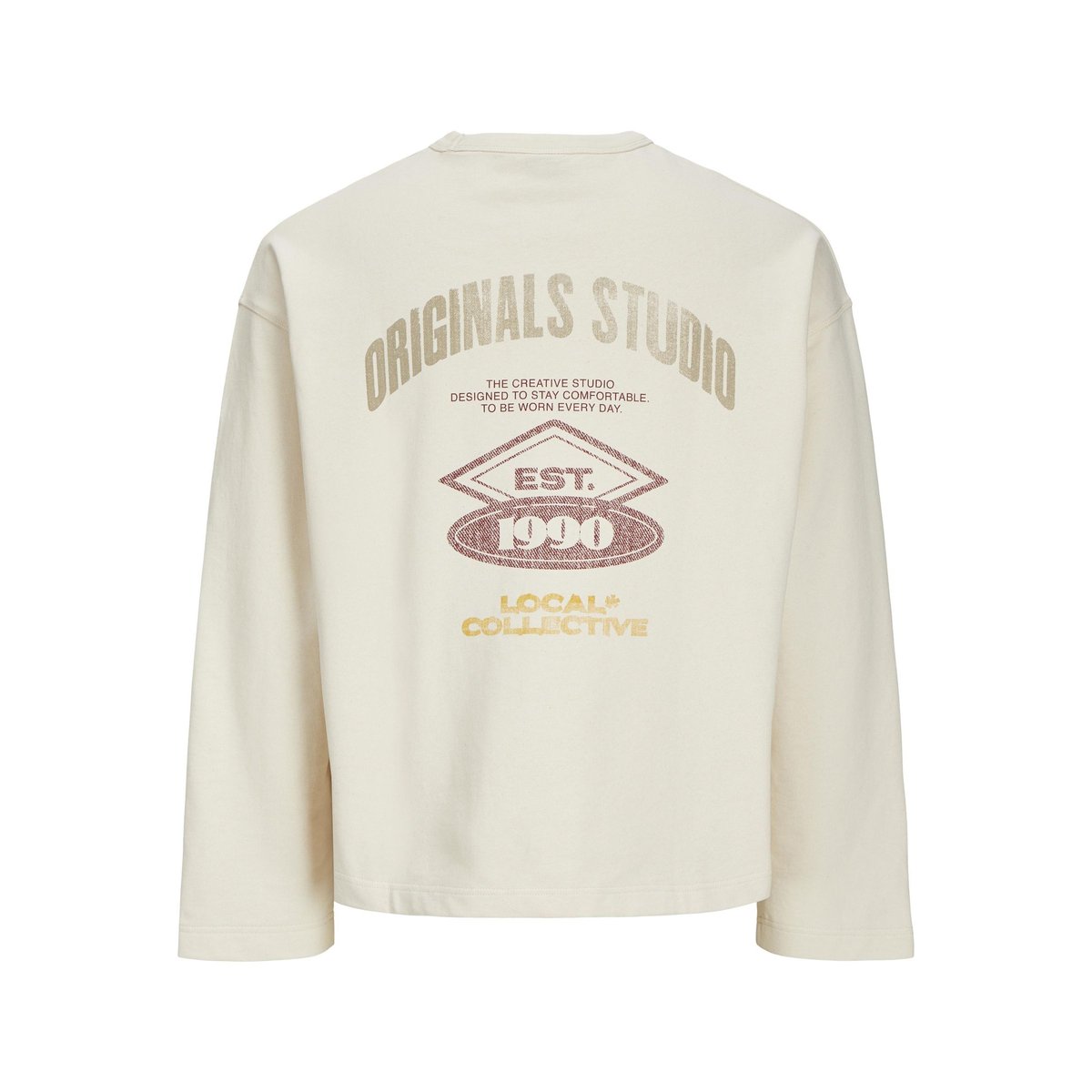Sweat-Shirt ecru, JACK & JONES