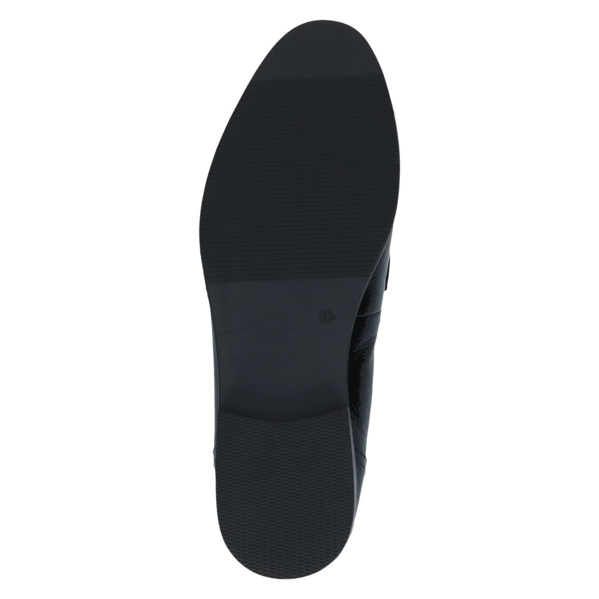 Slipper en cuir noir mat, CAPRICE