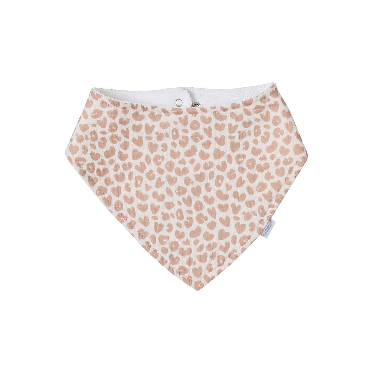 Lot 3 bavoirs bandanas en gaze de coton / éponge lovely leo, VERTBAUDET