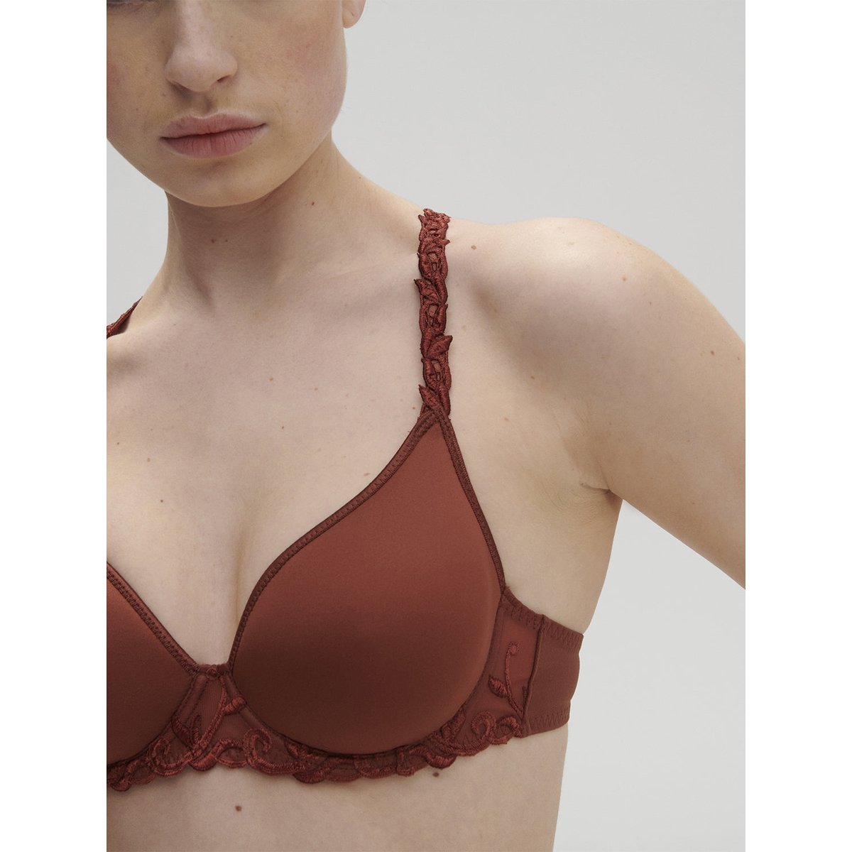 Soutien-gorge spacer décolleté plongeant, ANDORA marron, SIMONE PERELE