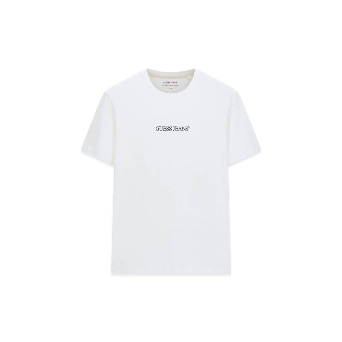 T-Shirt Avec Logo Imprimé blanc multicolore, GUESS JEANS