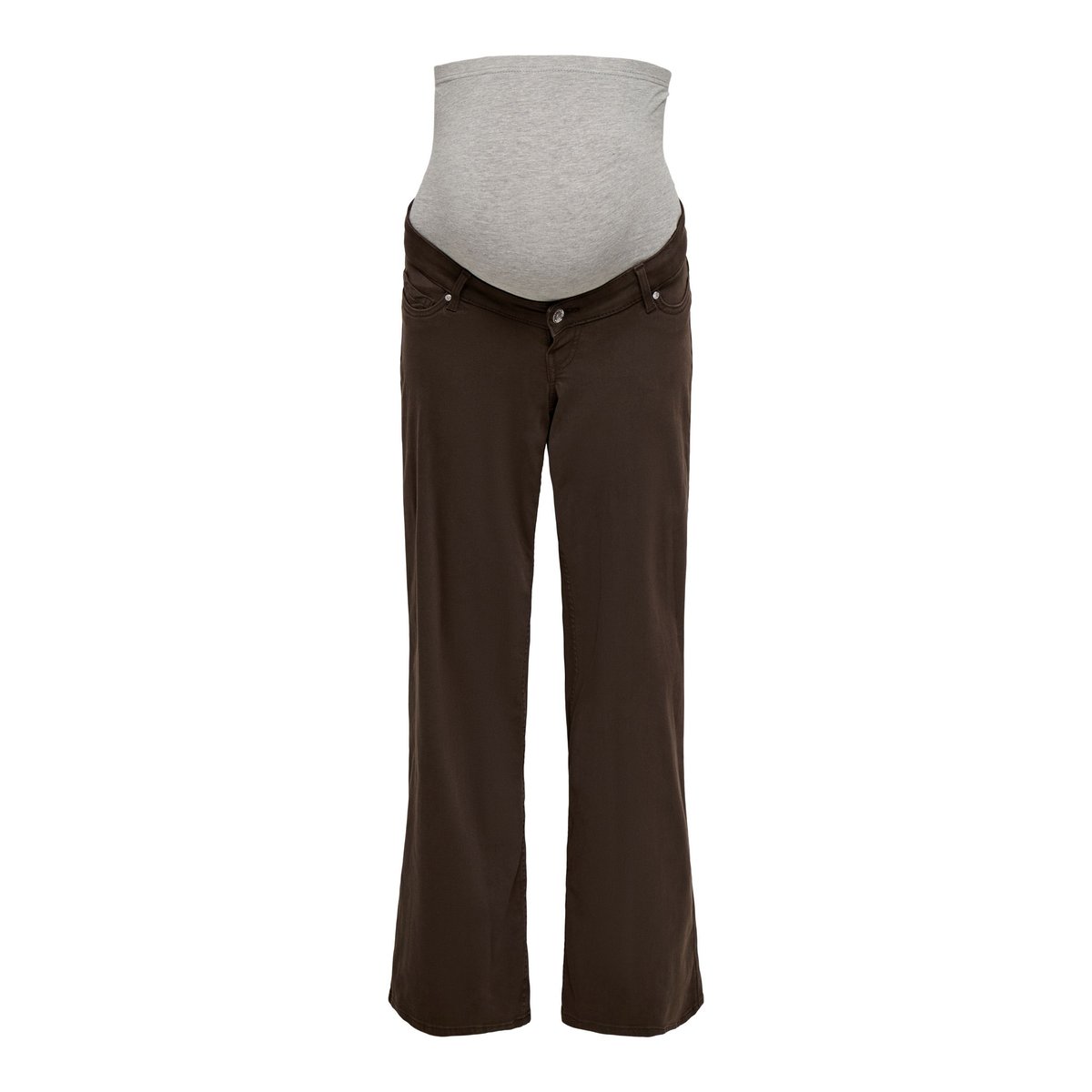 Jean À Jambe Large marron - dark brown denim, ONLY