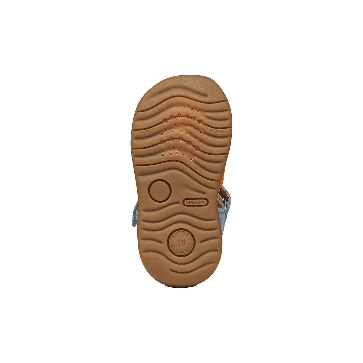 Sandales premiers pas, MACCHIA bleu/orange, GEOX