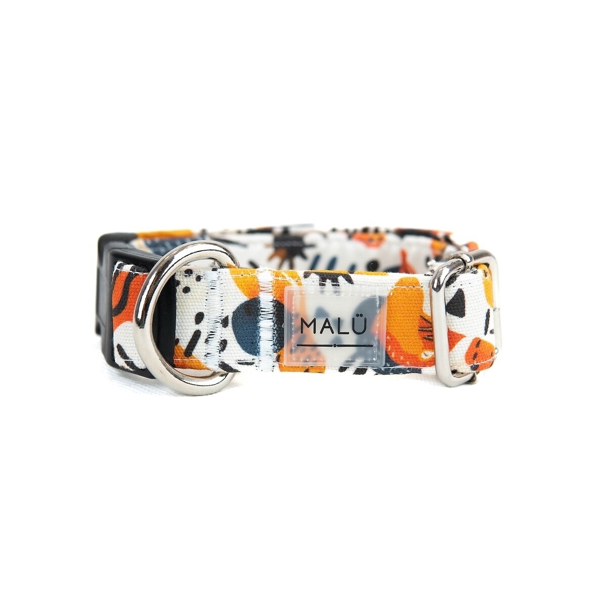 Coleira para cão Miori, Malü Pet Wear laranja, MALU PET WEAR