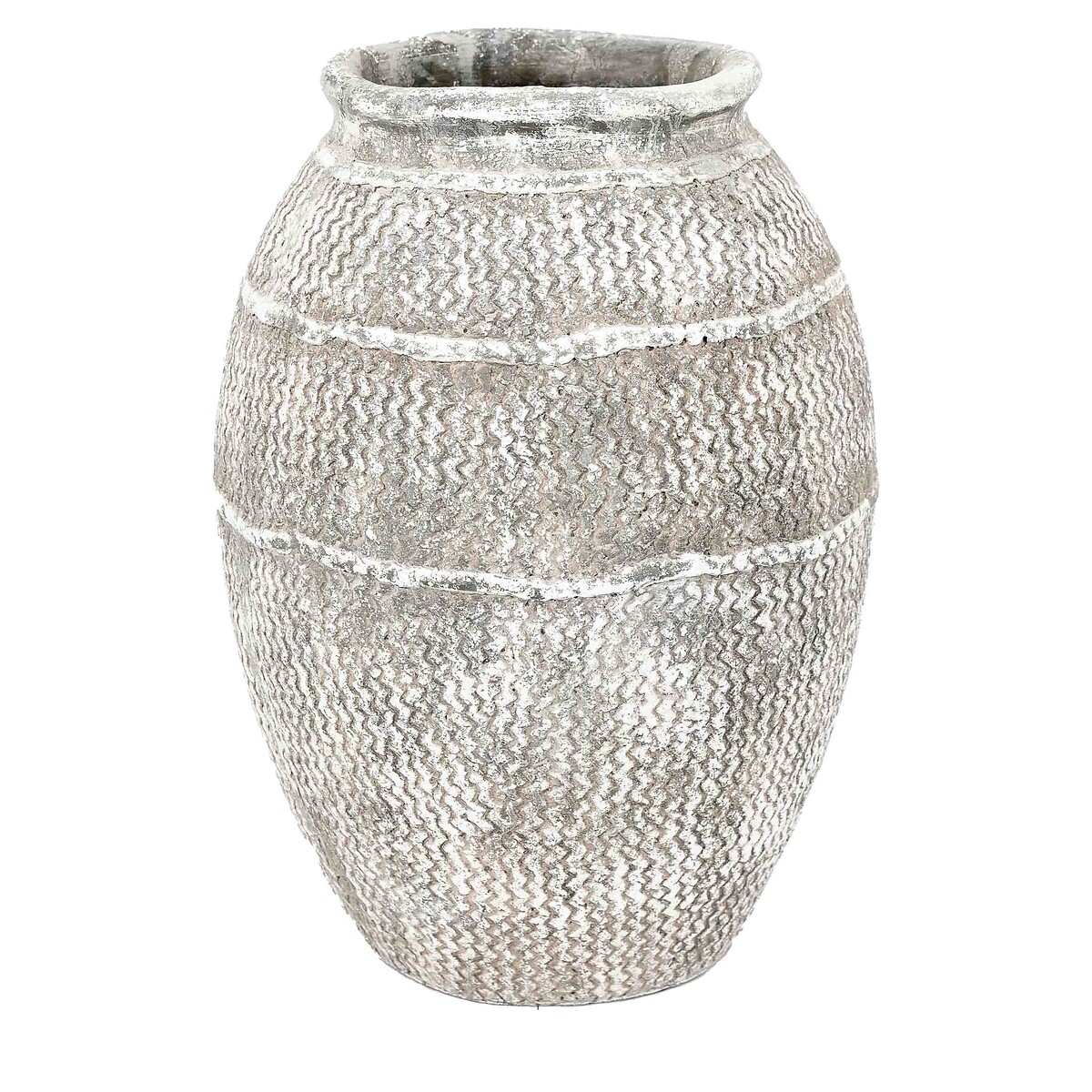 49cm Large Vase in Antique Grey grey, ÉDITÉ
