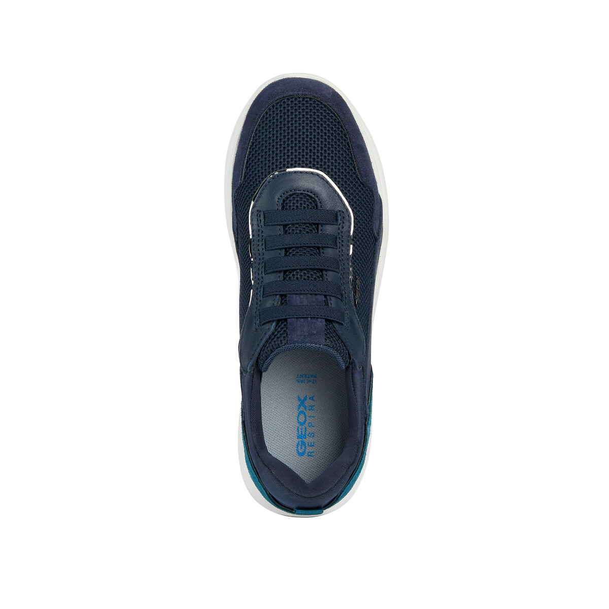 Baskets respirantes à enfiler Spherica bleu foncé, GEOX
