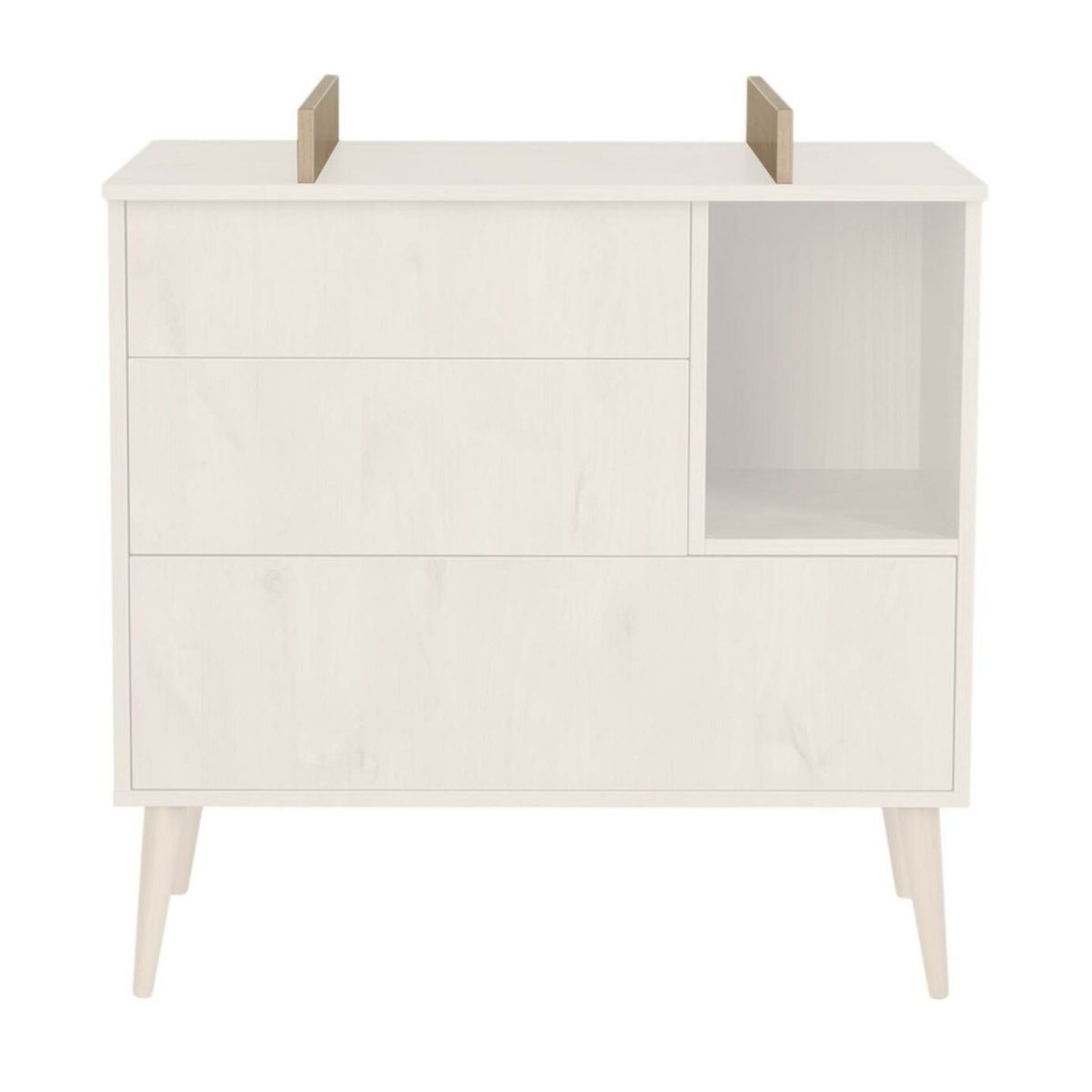 Plan à langer pour commode Cocoon Ice White latte, QUAX