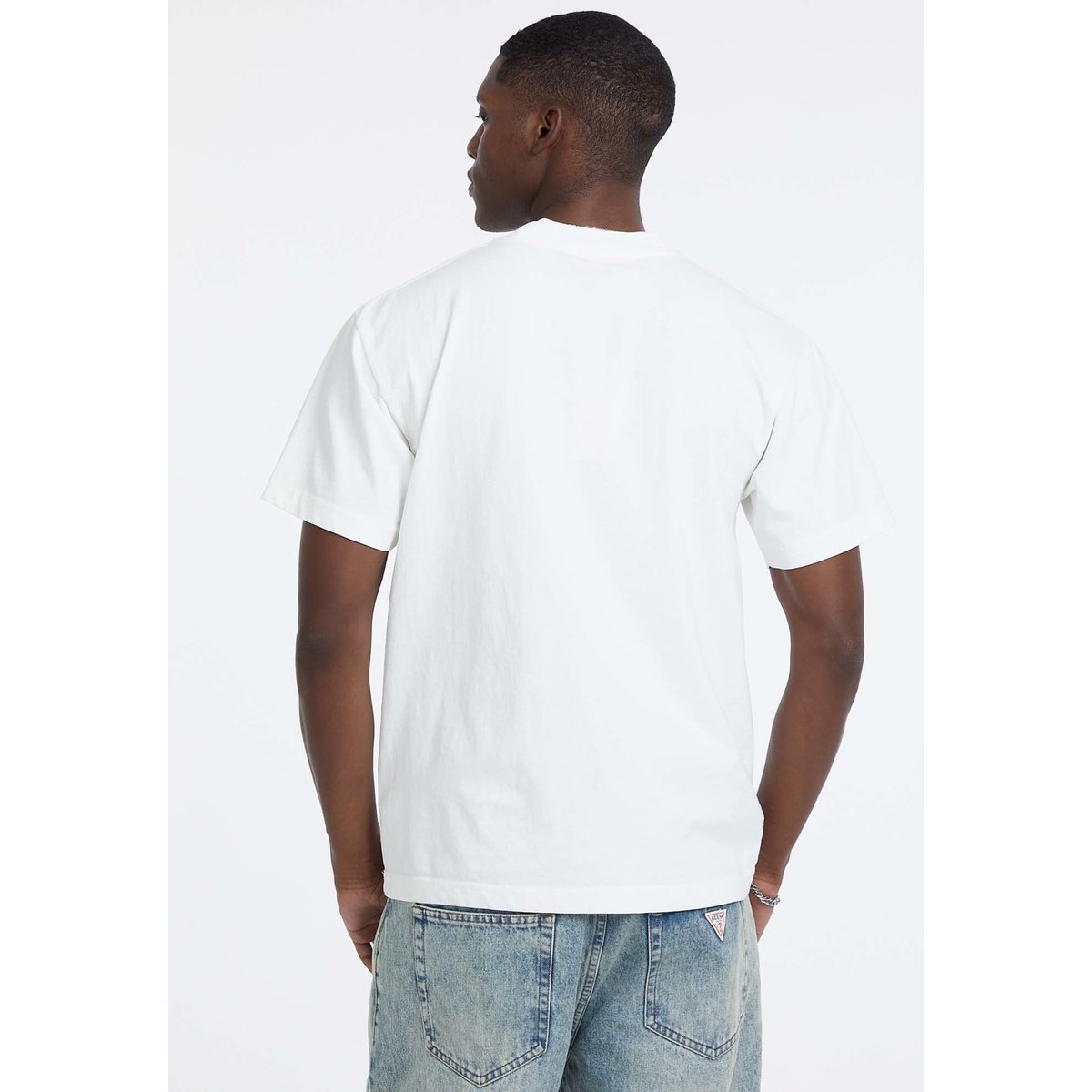 T-Shirt Imprimé Allen Iverson blanc, GUESS JEANS