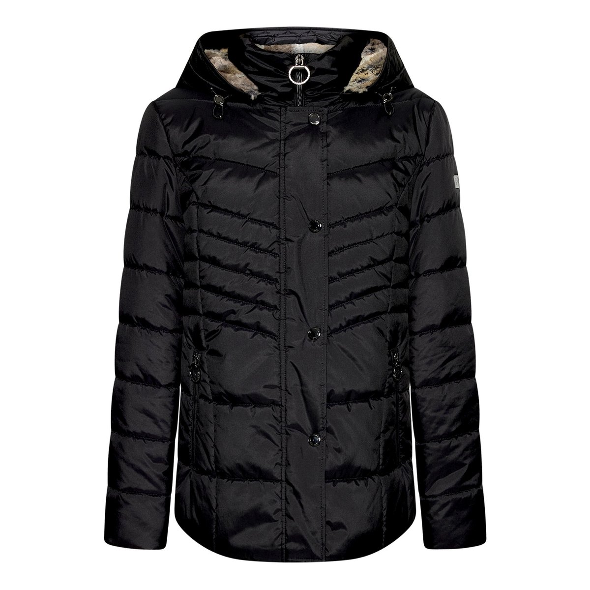 Veste outdoor à capuche amovible noir, BETTY BARCLAY