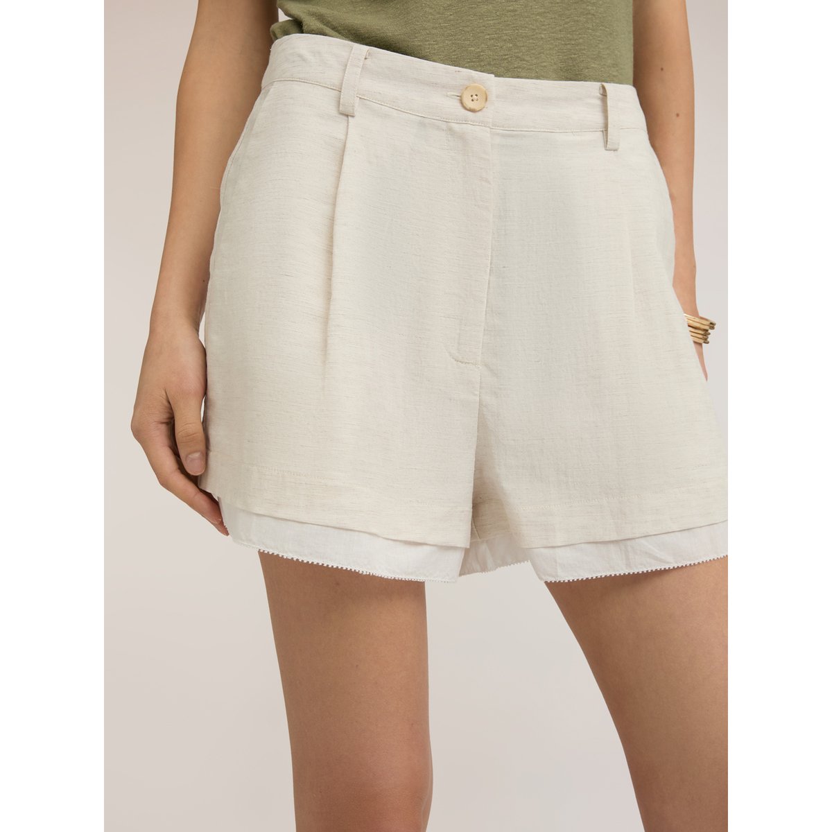 Pantalon cropped blanc, MOTIVI