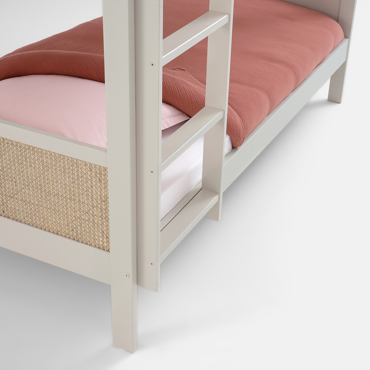 Beliches em palhina de rattan, Caneo branco-sujo, LA REDOUTE INTERIEURS