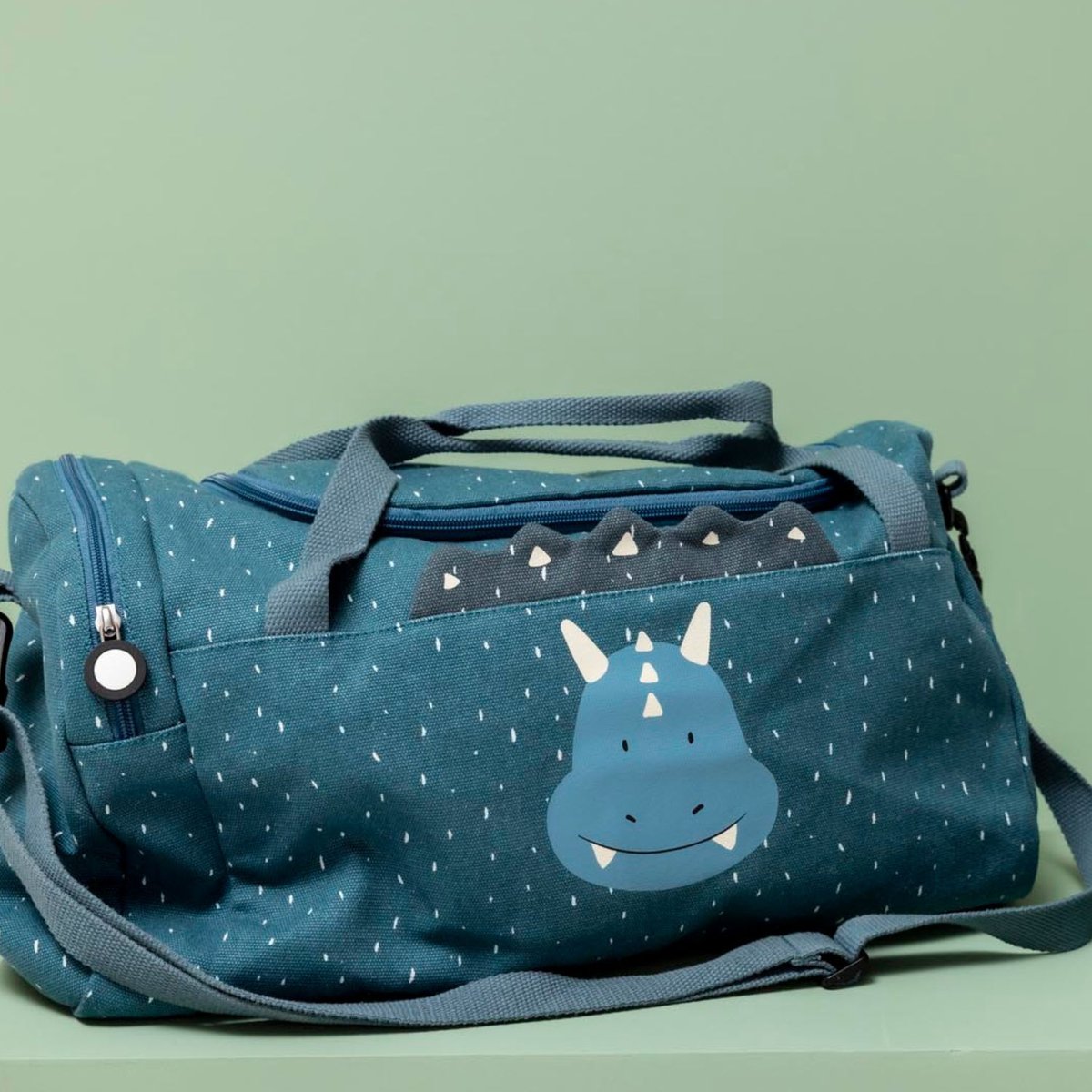 Sac de sport enfant bleu, blanc, gris, TRIXIE