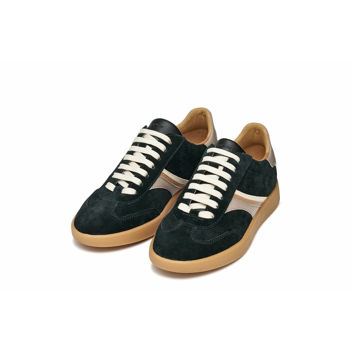 Meleda Leather Breathable Trainers black, GEOX